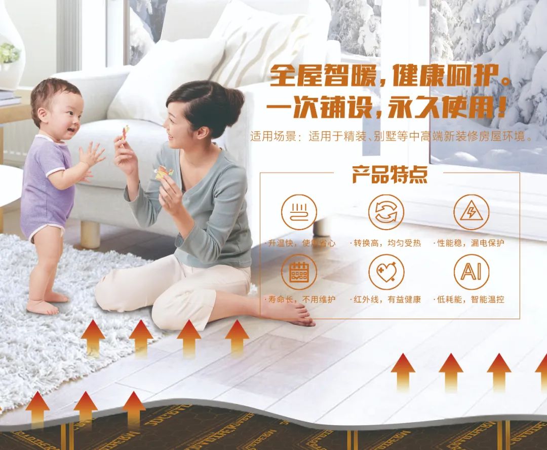 牛墨石墨烯地暖安装视频,石墨烯地暖能安装在墙上吗