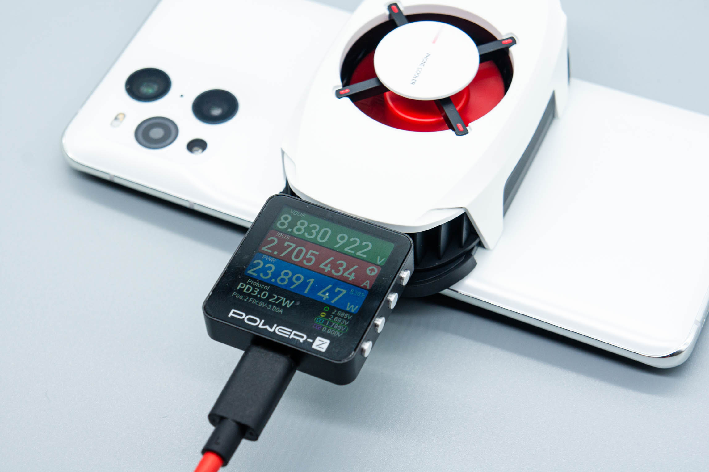 手机游戏散热背夹测评,游戏手机配散热背夹极限测试