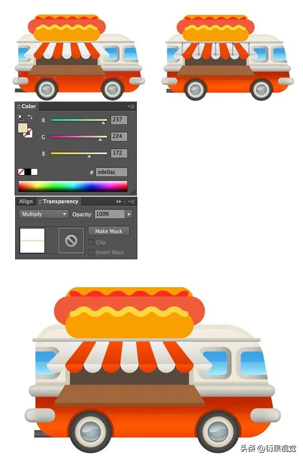 AI软件怎么做插画,ai软件怎么画3d车