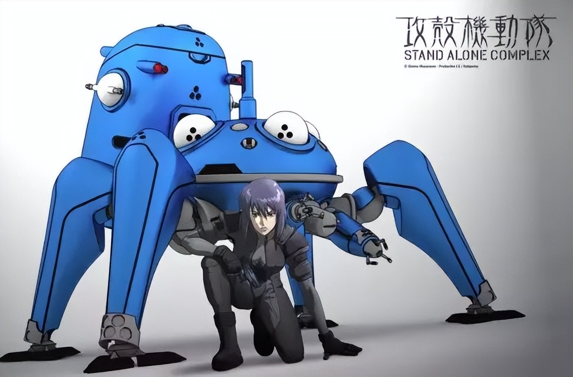 经典科幻动画攻壳机动队,电影攻壳机动队动图