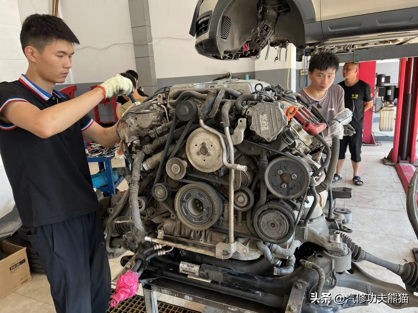 不坑穷人的好车视频,19款奥迪q73.0t烧机油大修全过程