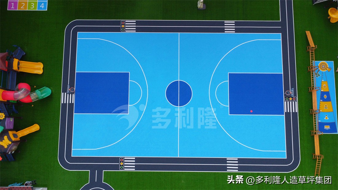 幼儿园操场大树设计图案,幼儿园操场epdm设计效果图