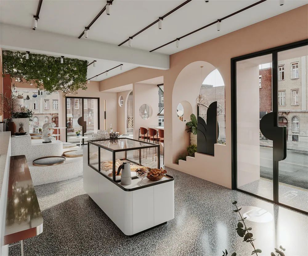 日式甜品店设计,法式甜品店设计效果图