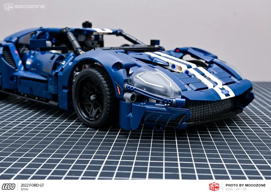 乐高积木福特gt跑车,福特gt2022