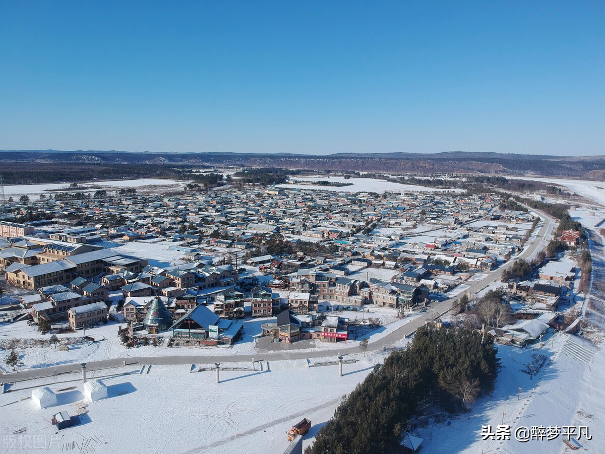 黑龙江漠河北极村大兴安岭,黑龙江漠河北极村地图