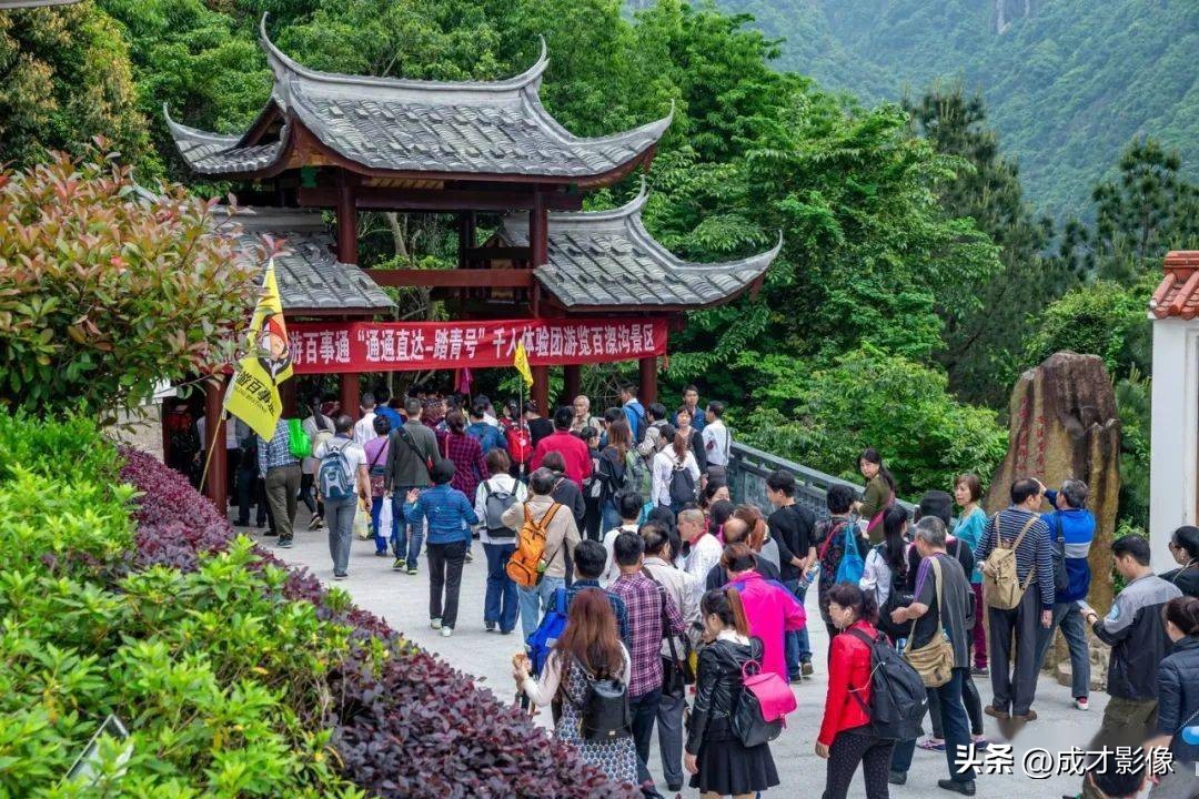 永泰瀑布景点,福建省永泰县百漈沟景区