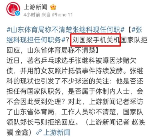 张继科事件能否掀起乒坛“整风”,国乒谈张继科事件