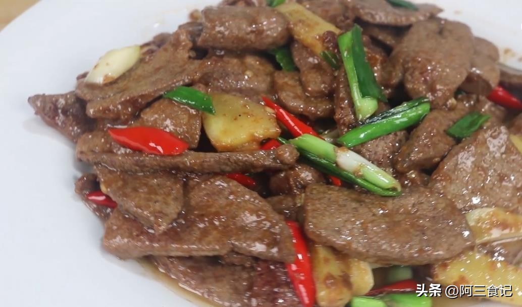 炒猪肝的正确方法,清炒猪肝的正确方法