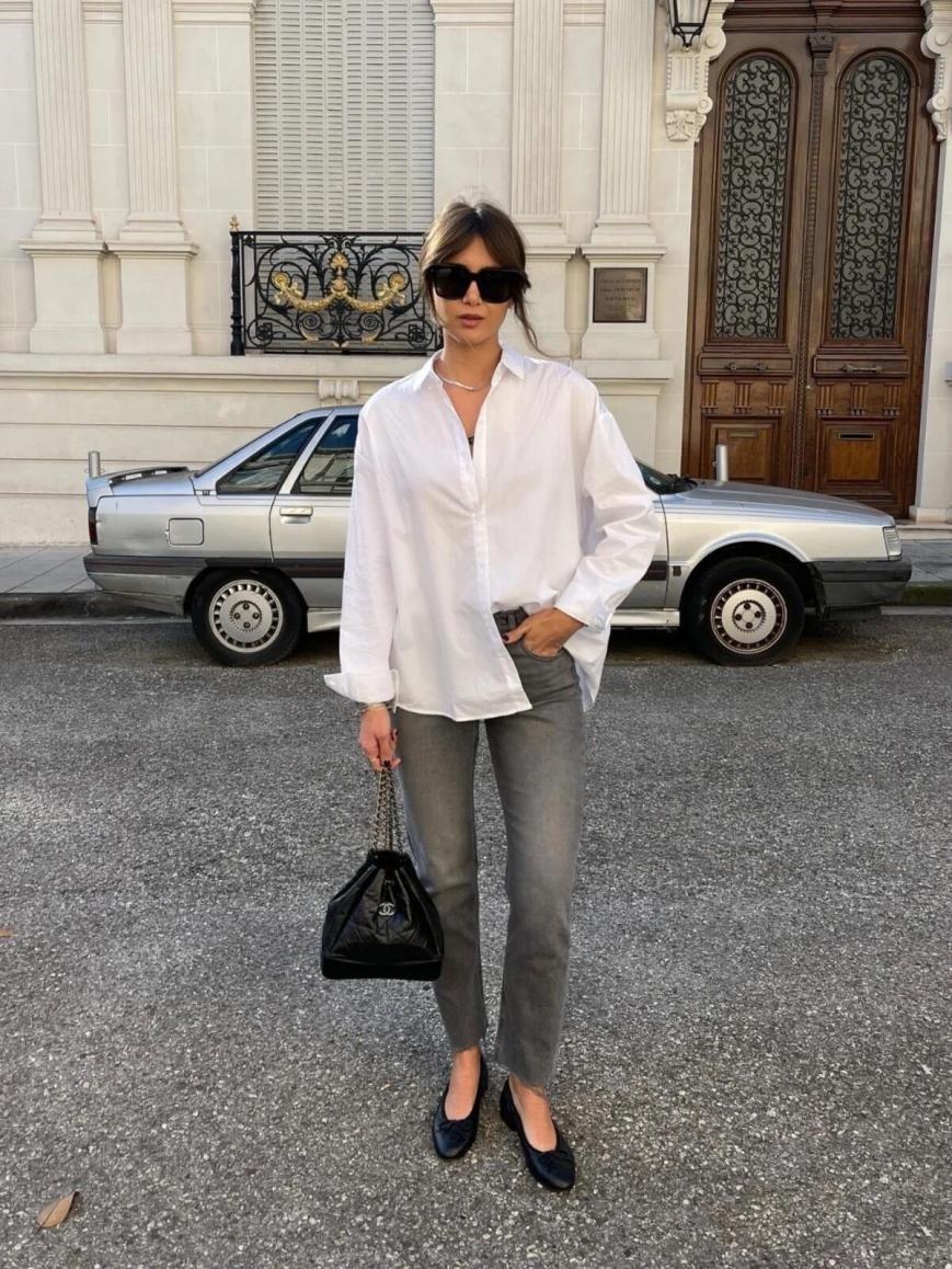 芭蕾鞋不只舒适这么穿更时髦,芭蕾风鞋潮软不累脚