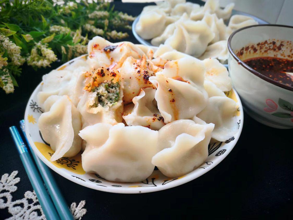 纯白萝卜韭菜饺子馅怎么调馅最好,白菜韭菜萝卜丝饺子