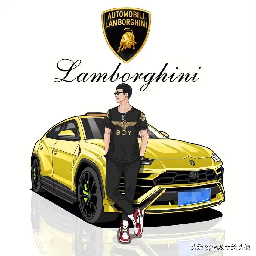 漫画头像做微信头像好吗,汽车漫画头像