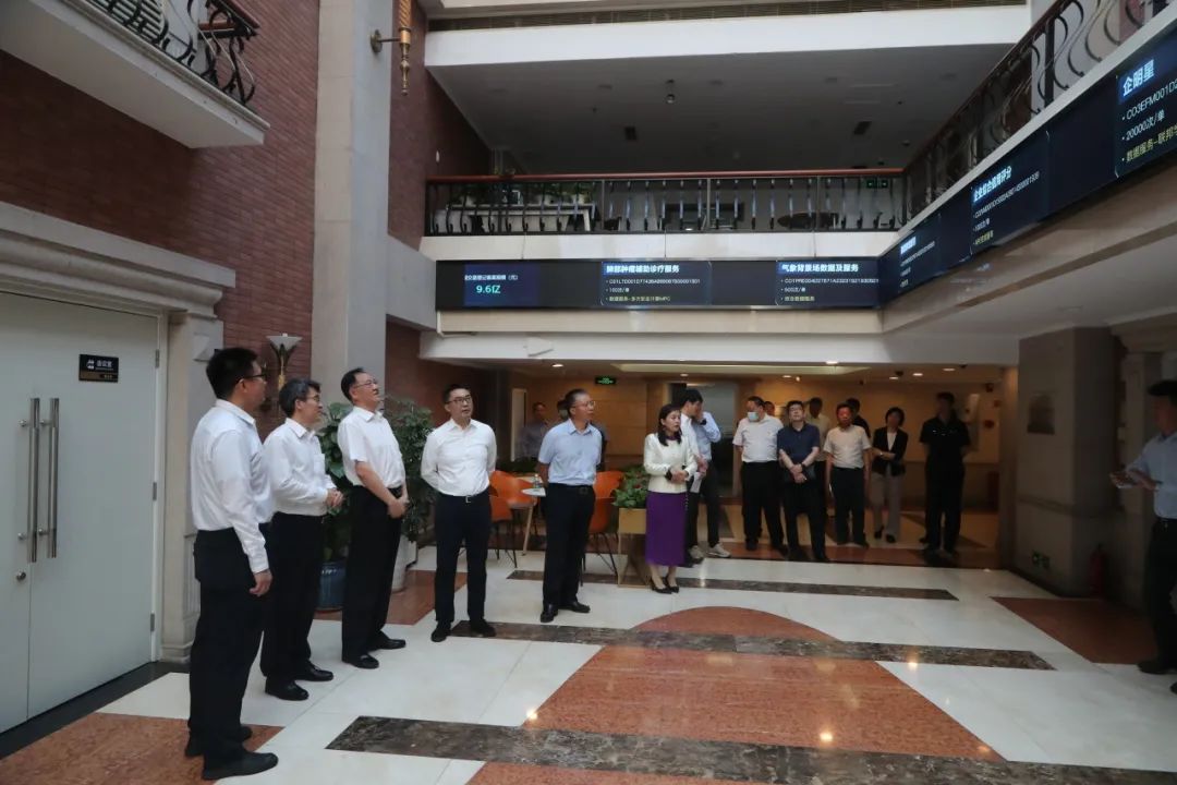 北京高院领导班子赴IDP国际大数据交易产业园开展主题教育学习调研