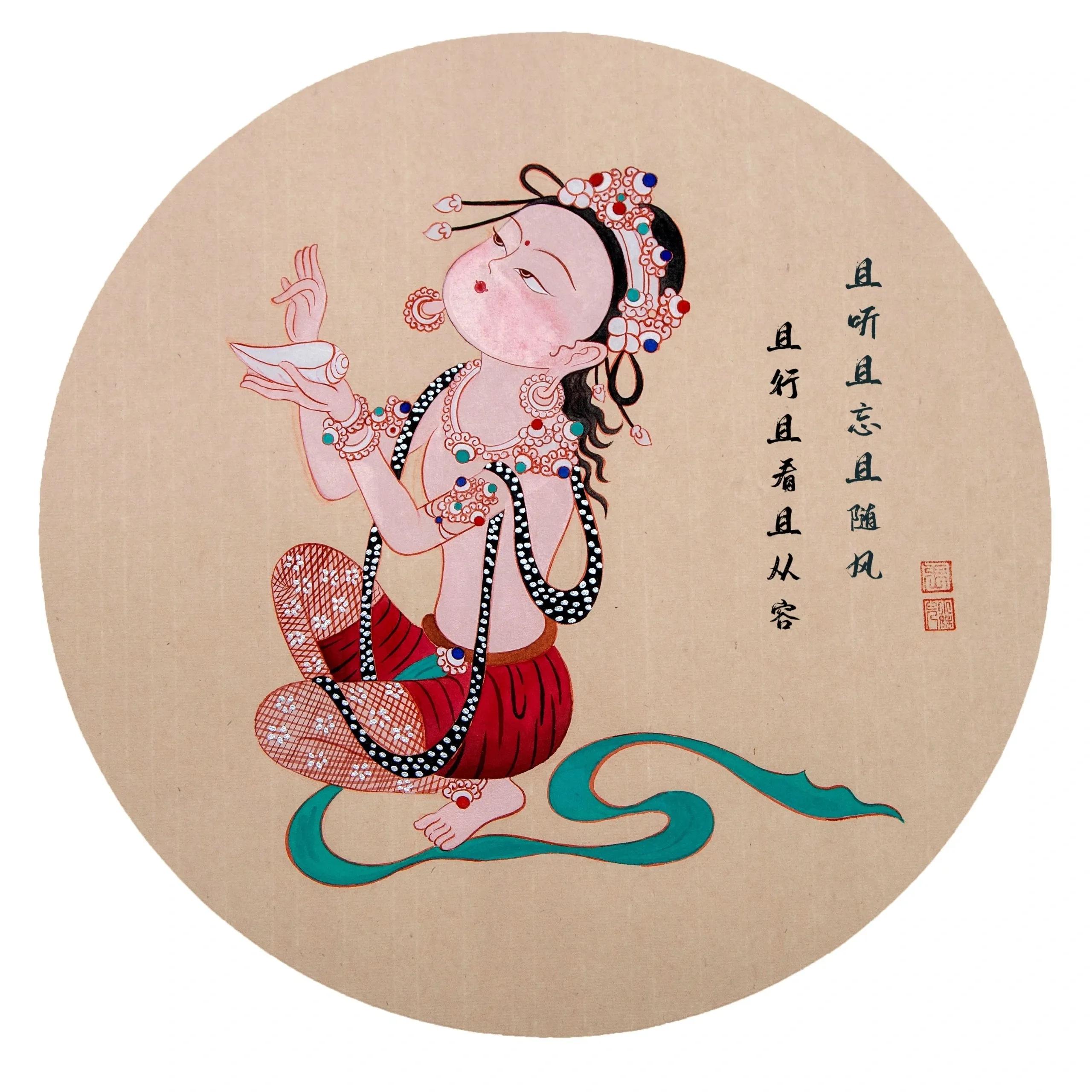 一花一世界一菩提的小和尚头像,可爱又沙雕的菩萨头像