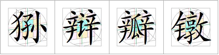 汉字书写的重心,汉字的重心是什么