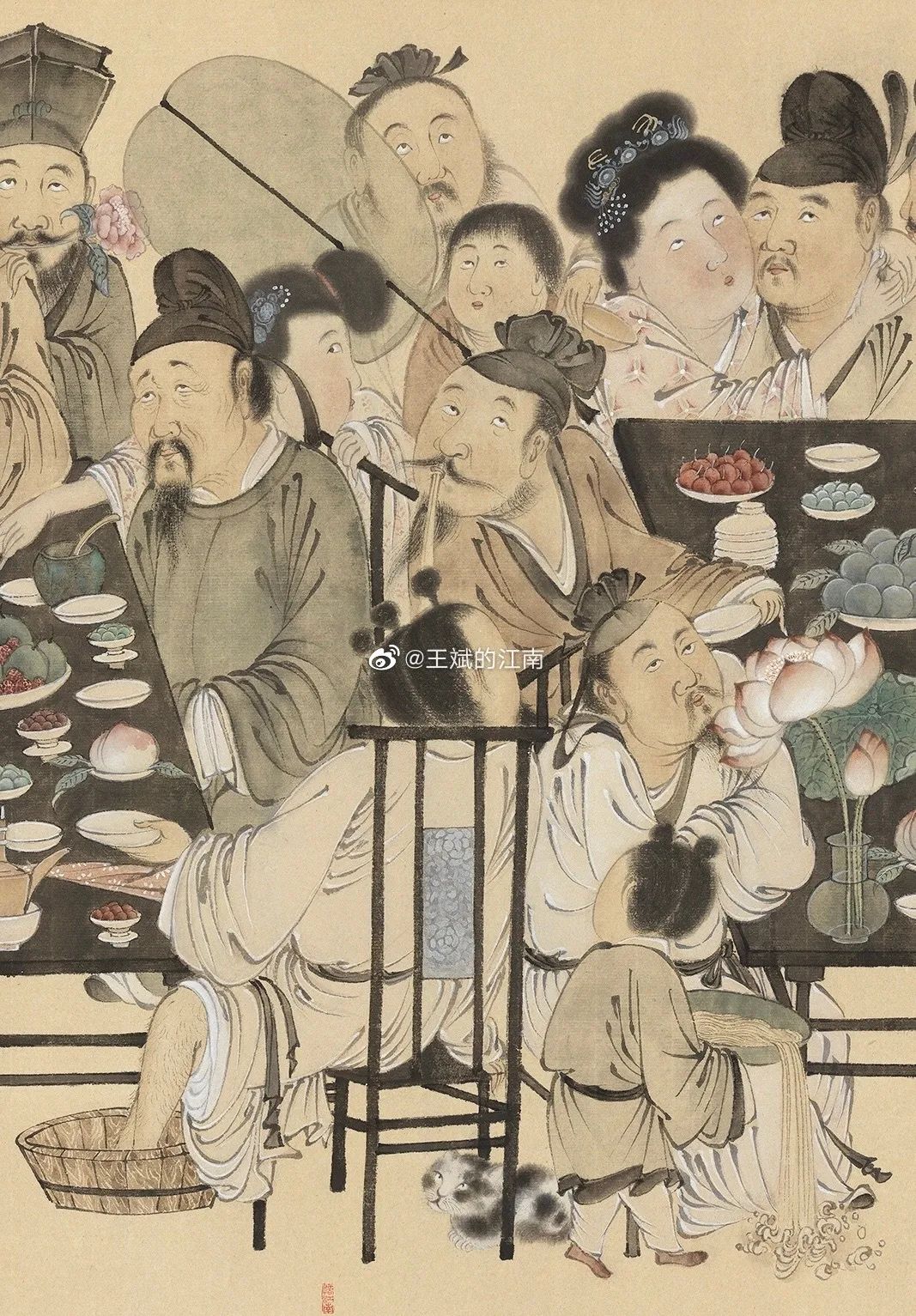 小伙笔下“不正经”的国画,惹万人爆笑!看完原谅我“想歪了”