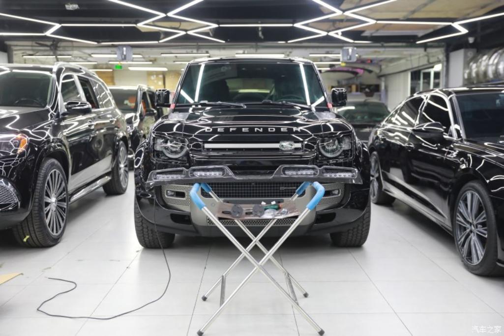 卫士110机械尾喉,路虎卫士110尾喉改装