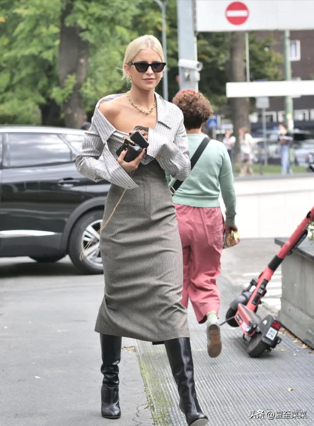 158小个子穿搭博主欧美冬季,穿搭博主inscaroline