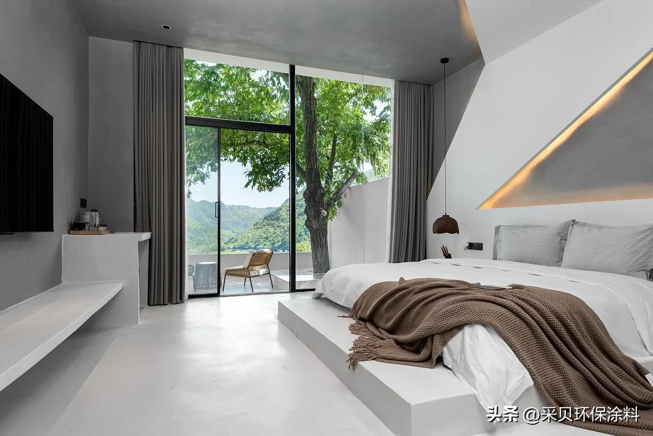 微水泥和地坪漆的效果差别,微水泥和柔光砖有什么区别