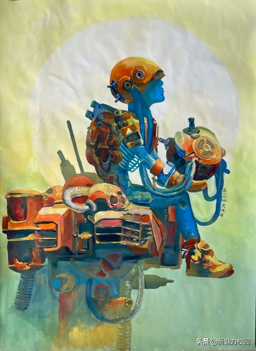 南京一中实验学校首届科技节实践活动之语数外物等学科作品展