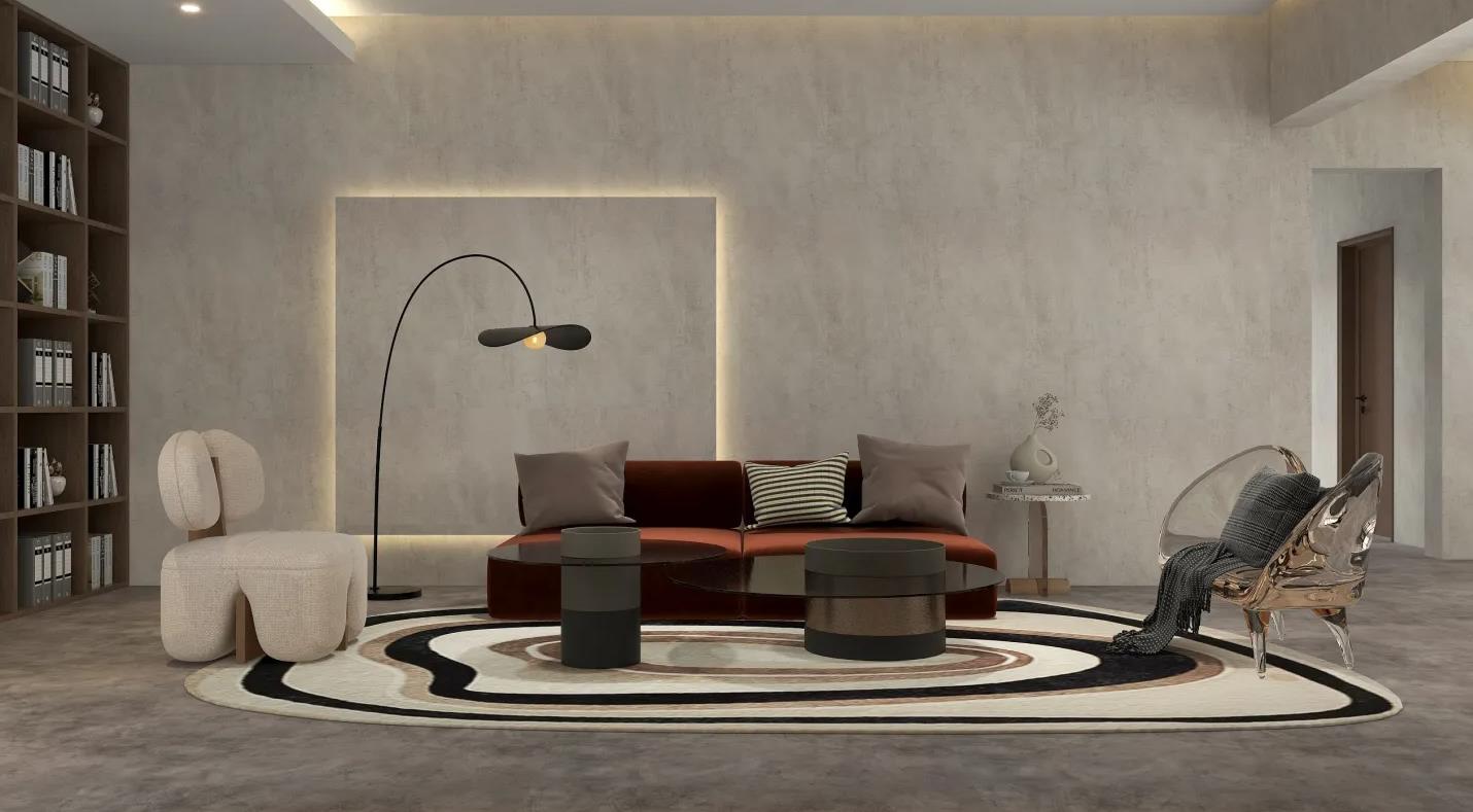 家装风格效果图大全轻奢110平,轻奢风格家装餐厅平面图