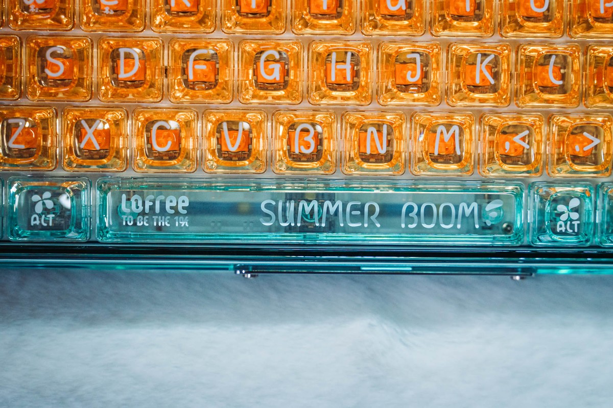 洛斐元气橙键盘,洛斐迷雾机械键盘