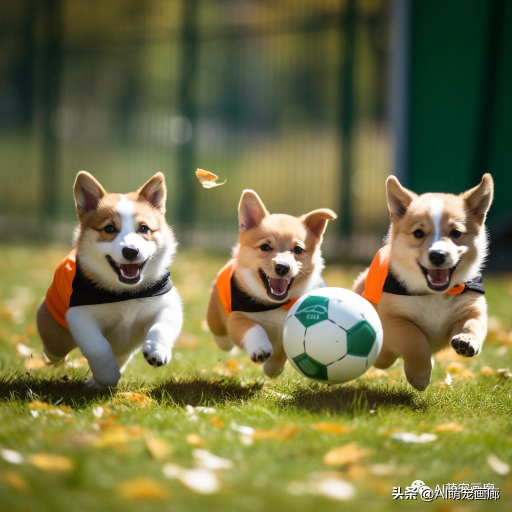 8只足球小将狗狗，这才是真正的萌宠世界杯！