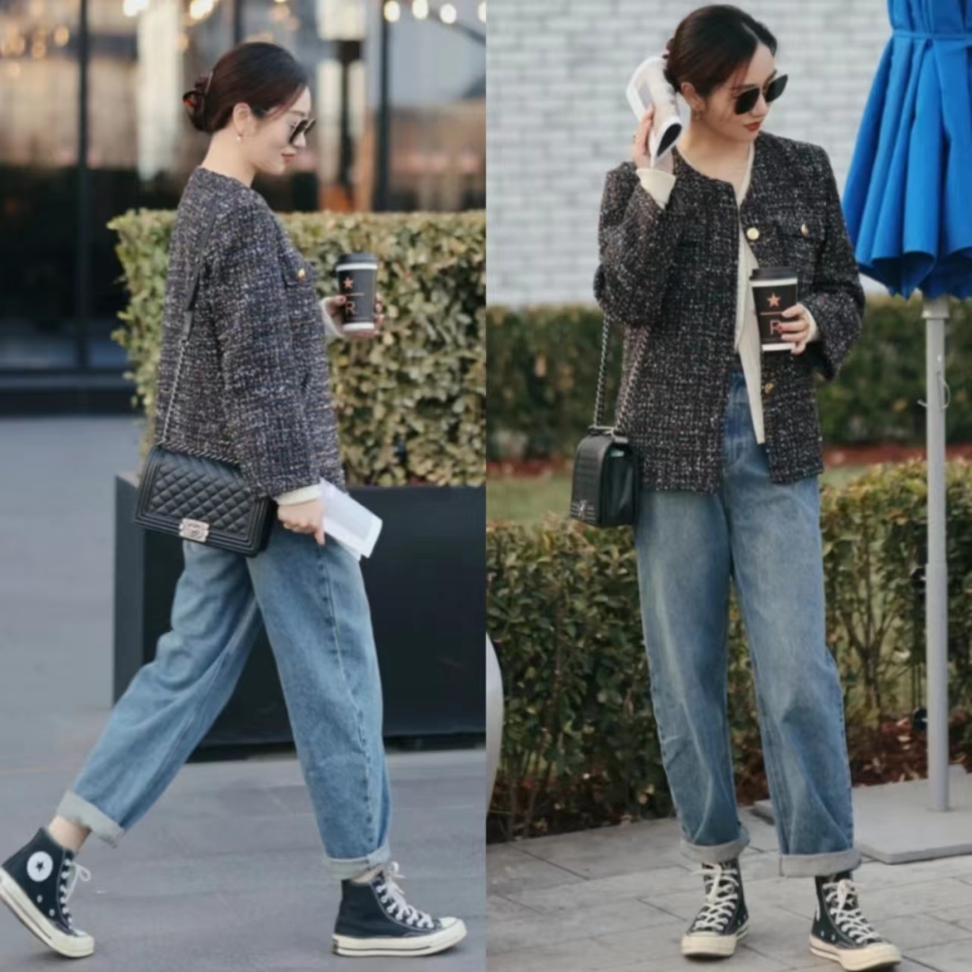 30-40岁洋气外套小香风套装,小香风外套年轻气质搭配