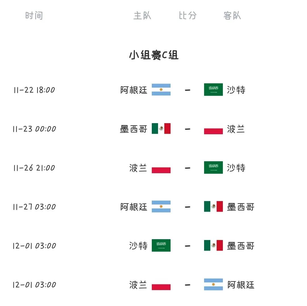 世界杯赛程完整版,世界杯女足赛程表