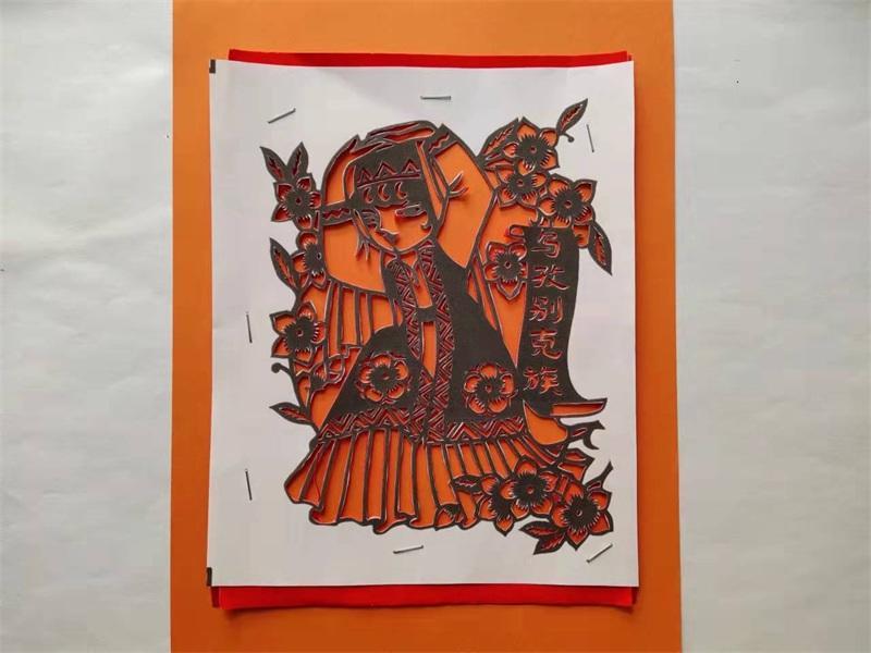 56个民族剪纸教程图文,各少数民族女孩剪纸教程