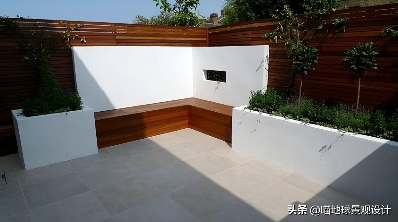 简洁清爽的现代景观别墅庭院赏析,现代简约别墅园林设计效果图