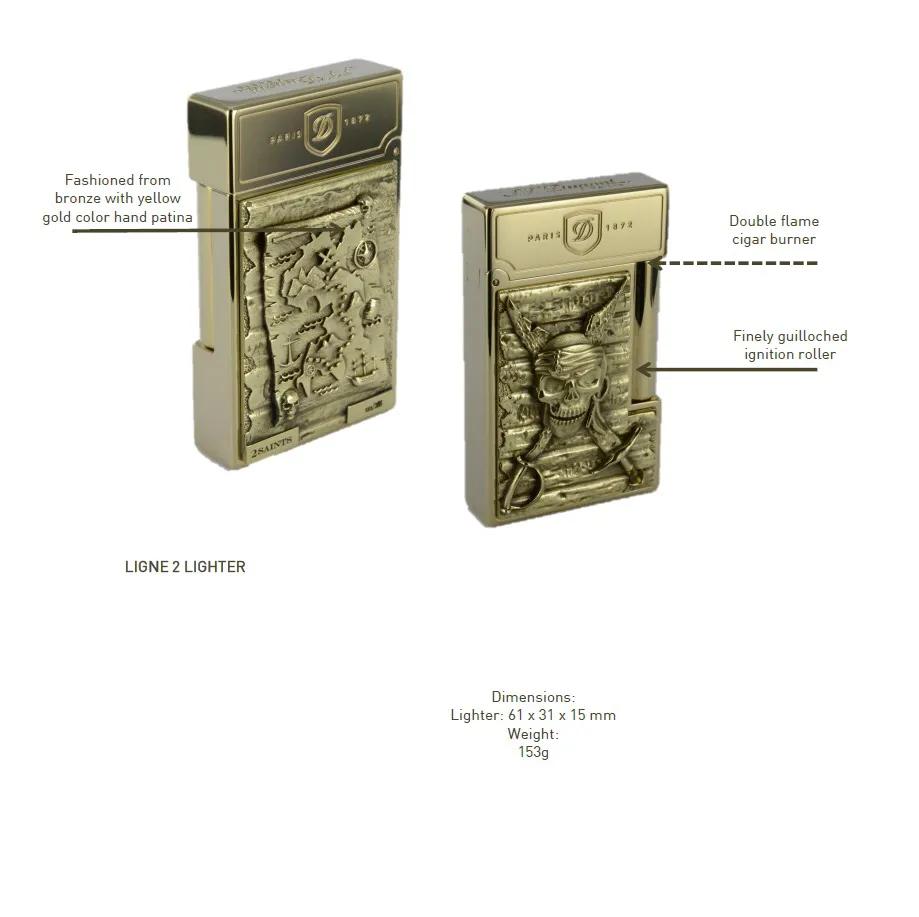 2017年海盗骷髅打火机都彭高定系列设计灵感来源头骨：生死之兆？