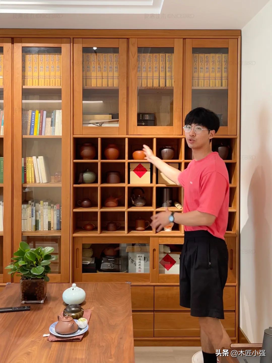 胡桃木极简大平层,北京180平大平层4房