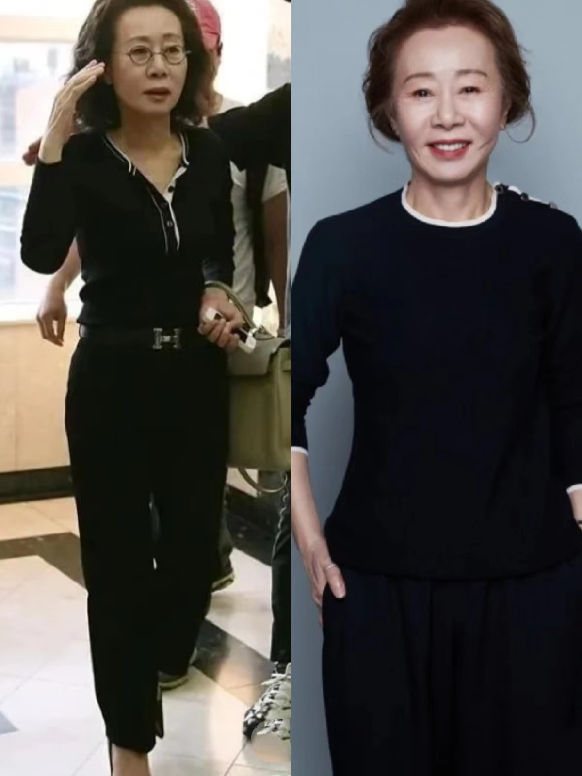 70奶奶潮流穿搭,来自70岁奶奶的冬季时尚穿搭