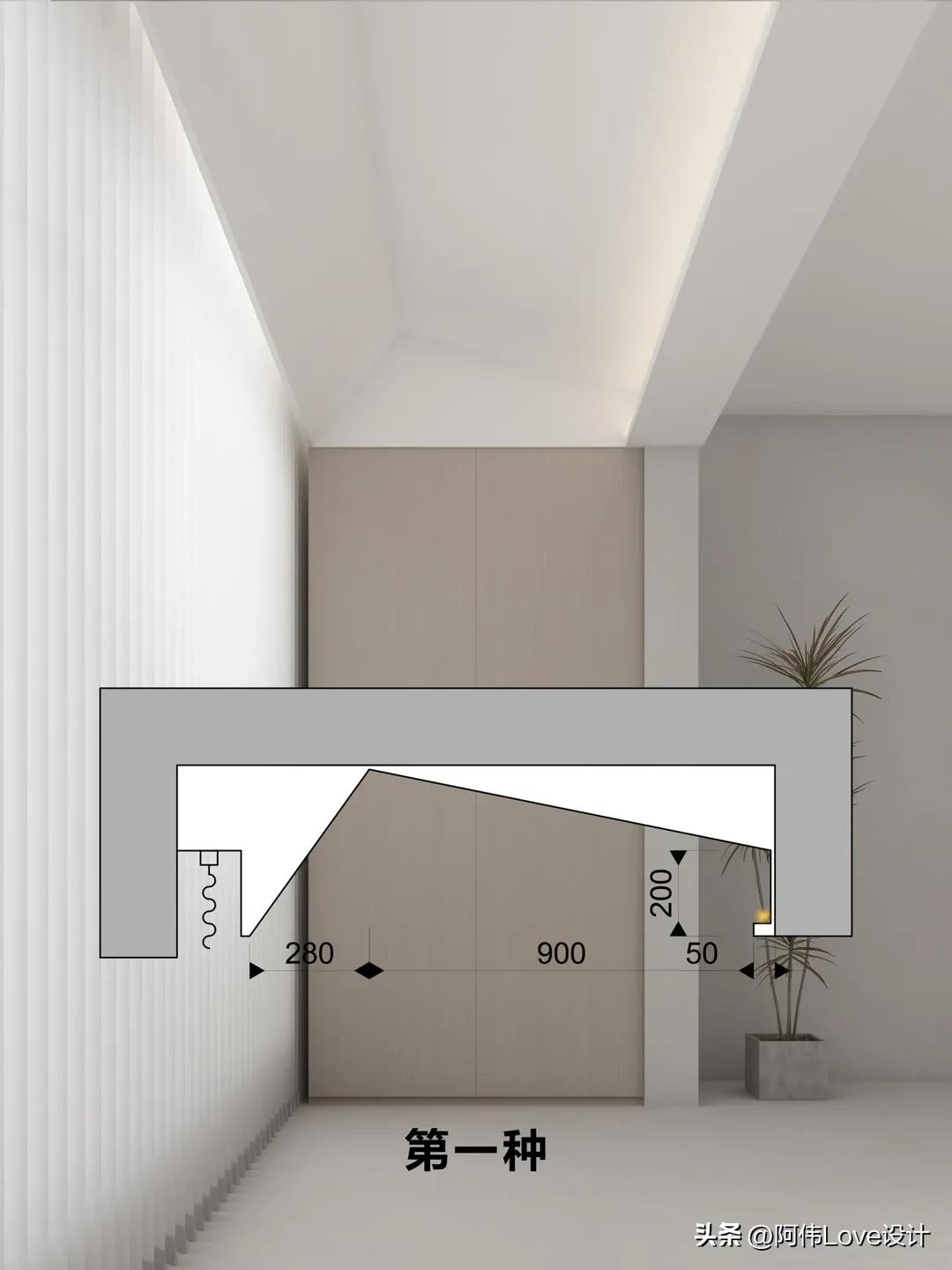 阳台吊顶隔断效果图,阳台吊顶做法效果图大全