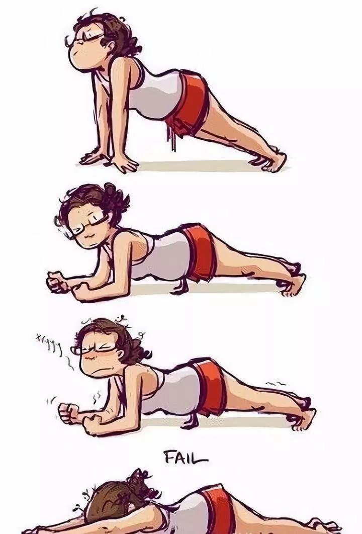 平板支撑一招搞定,各种明星平板支撑视频