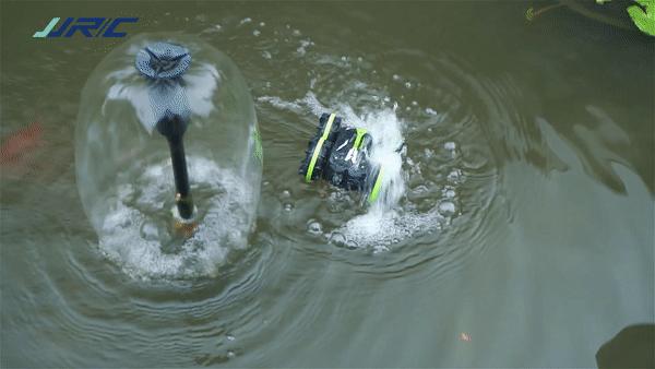 jjrc水陆两栖遥控车开箱测评,jjrc水陆两栖遥控车