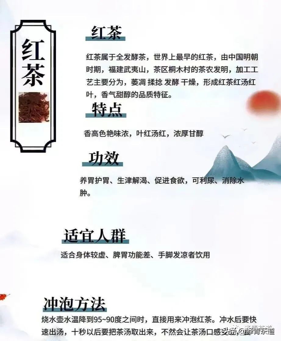 盖碗适合冲泡的六大茶类,中国茶道之六大茶类冲泡