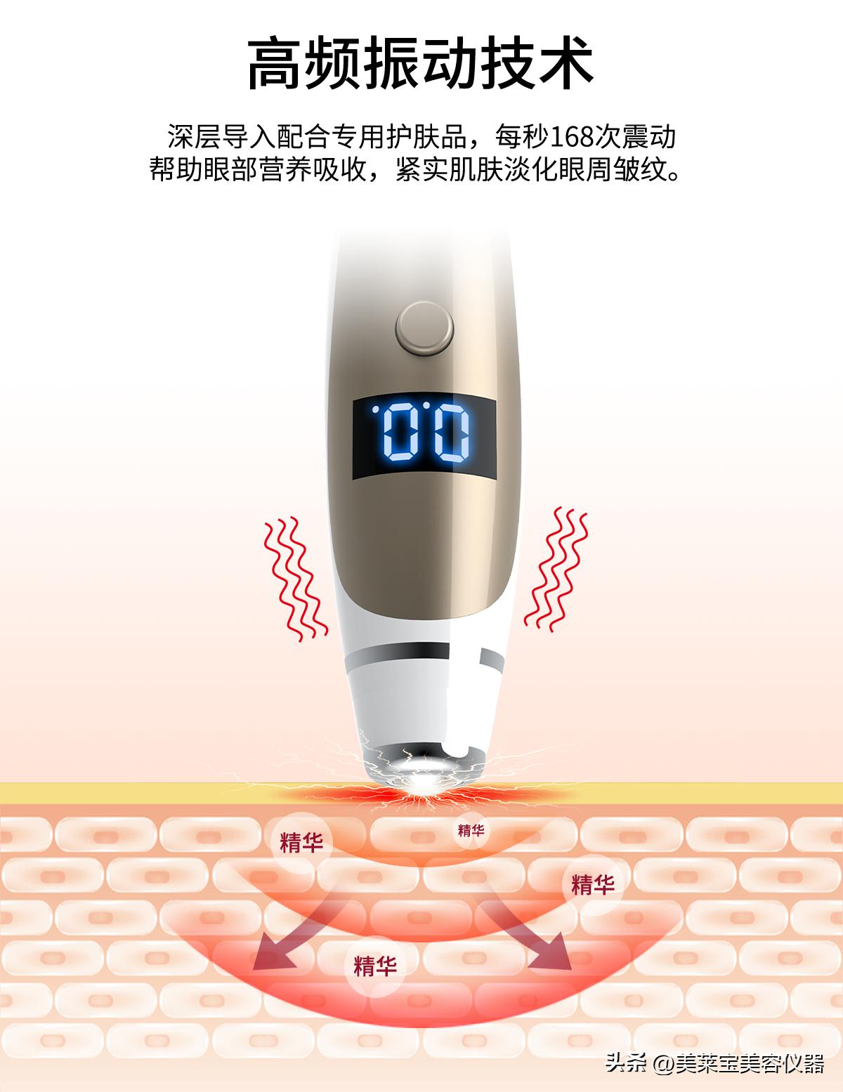 美眼仪对眼睛黑眼圈有效吗,黑眼圈缓解疲劳智能眼部按摩仪器