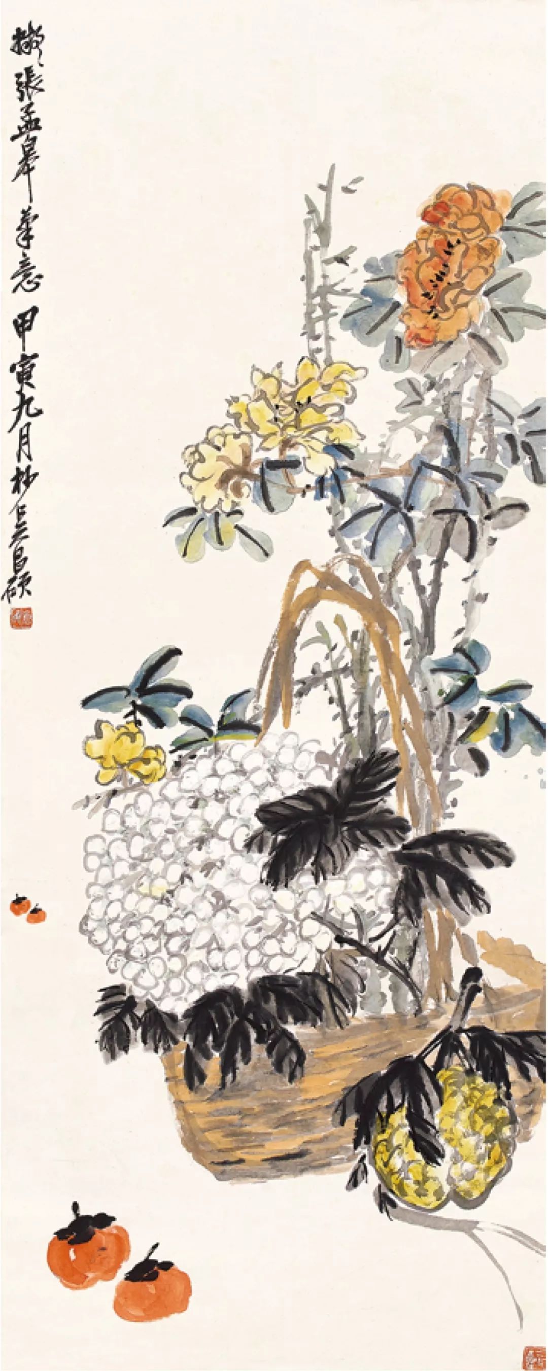 吴昌硕160幅高清精品集收藏版,吴昌硕的1000幅作品赏析