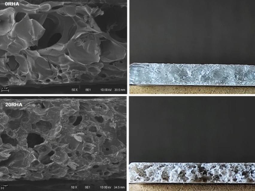 稻壳粉能不能做降解颗粒,稻壳灰能增加水泥粘度