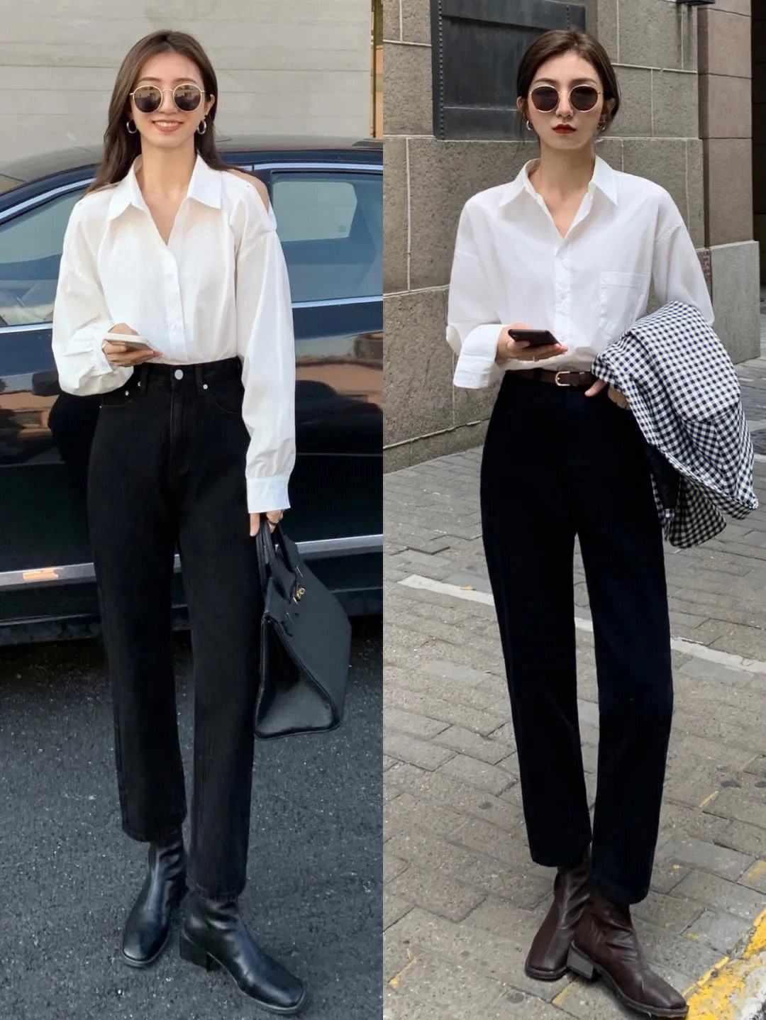 衬衫这样穿时髦又高级回头率200,试试这些高级干练的衬衫穿搭