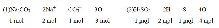 物质的量在化学方程式计算的应用,物质的量的单位