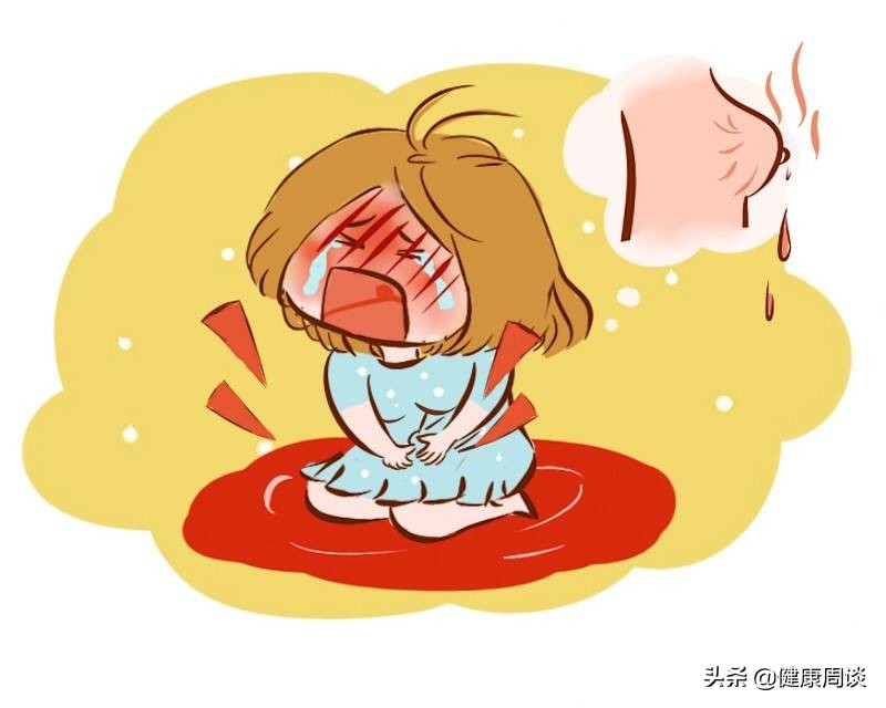 经血颜色暗红发黑是怎么回事,月经经血发黑血块像果冻状