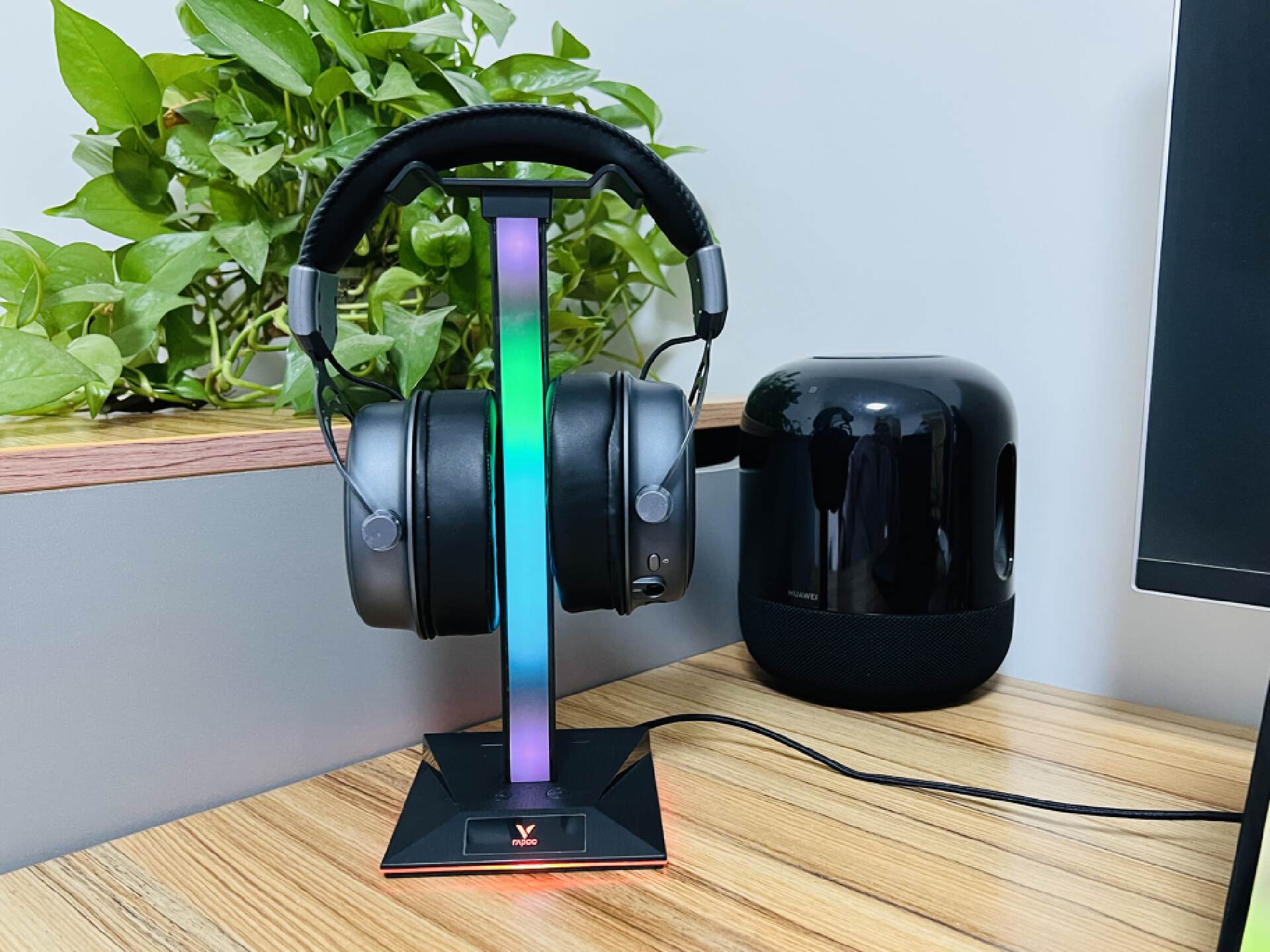 雷柏vh800游戏耳机深度拆解,雷柏VH800双模无线游戏耳机