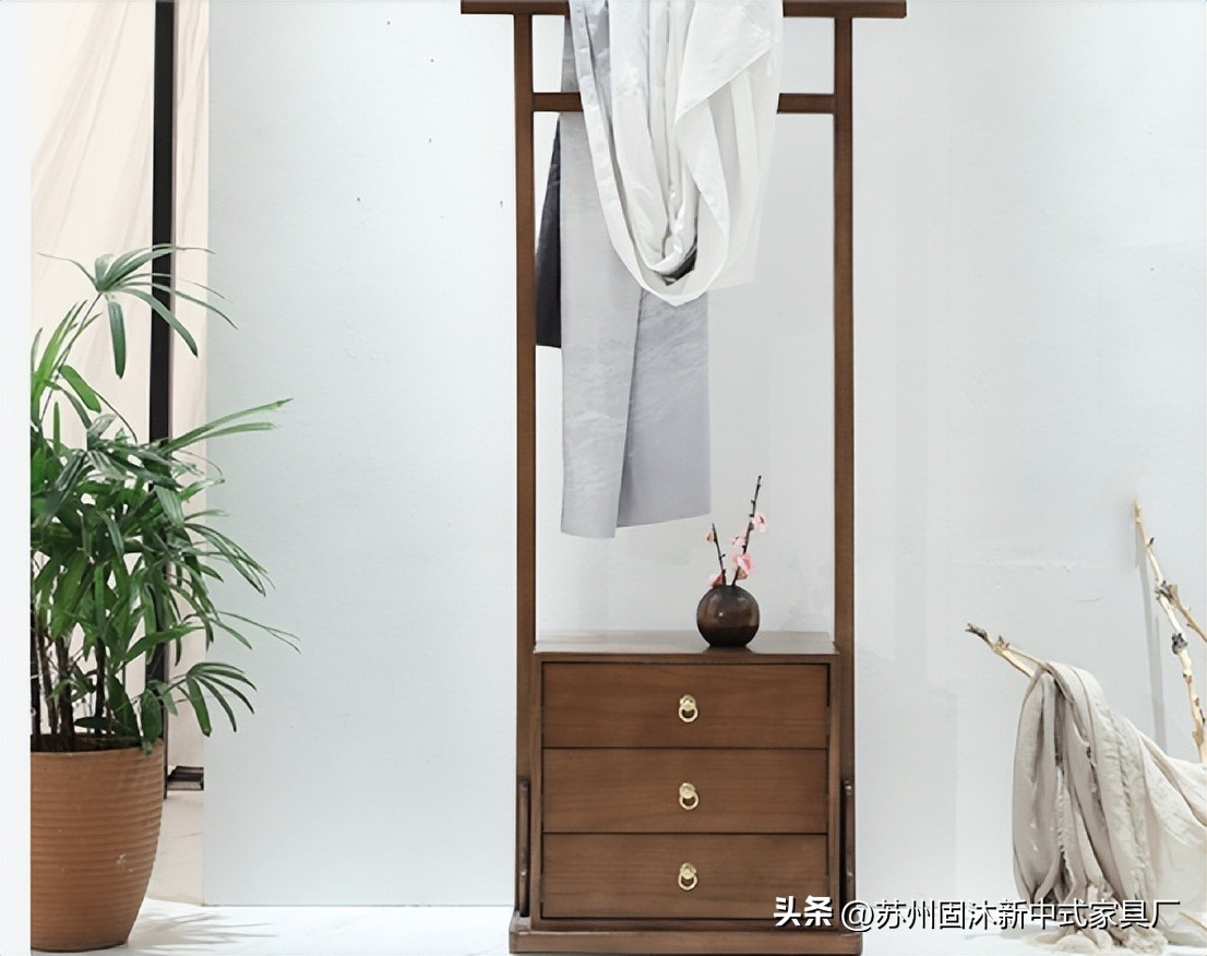 家具是原木风格治愈系小户型,原木家具现代简约风