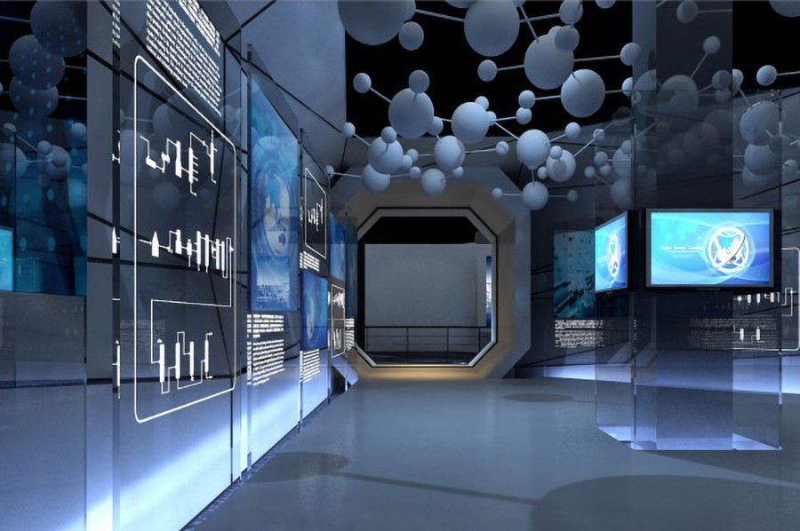 北京企业文化展厅设计效果图,50平米企业文化展厅设计