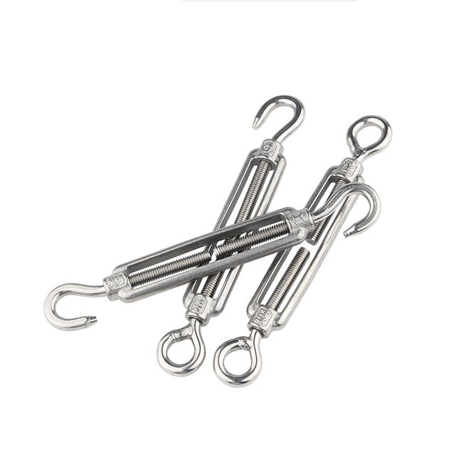 花篮螺丝如何固定防开,304不锈钢花篮螺丝收紧器使用方法