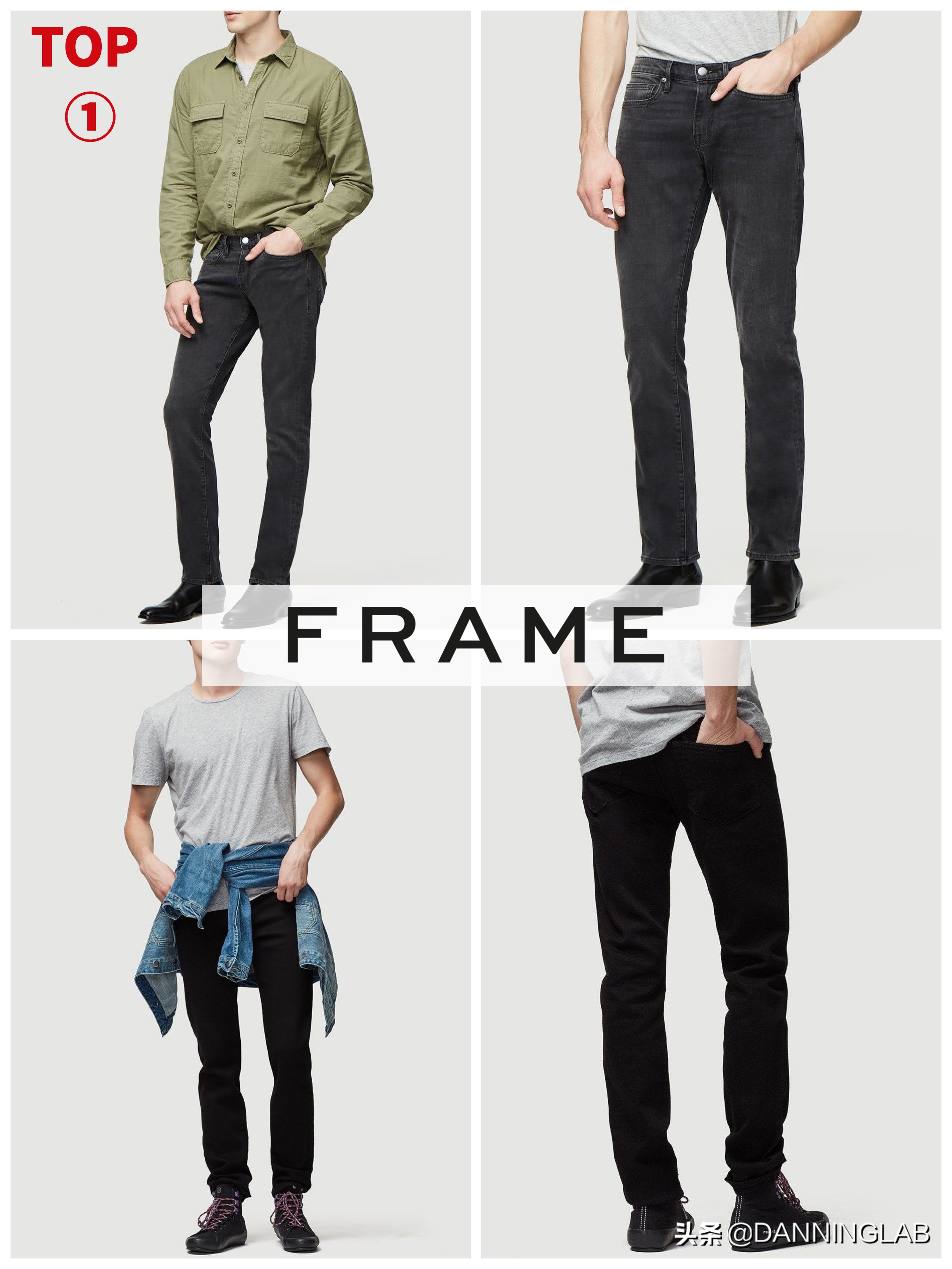 2022年冬季最流行的男装牛仔裤,今年流行的牛仔裤男装