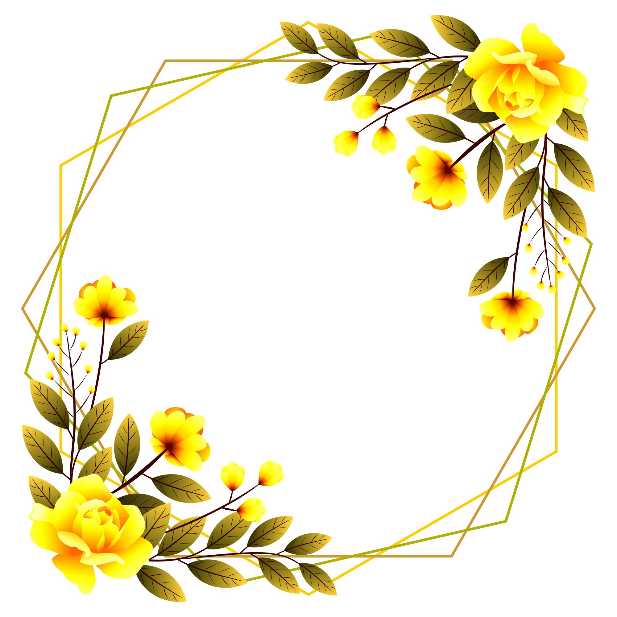 漂亮的彩色边框图片大全,好看的绿叶边框