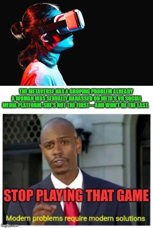 元宇宙性侵事件,女子在游戏中体验元宇宙遭性侵